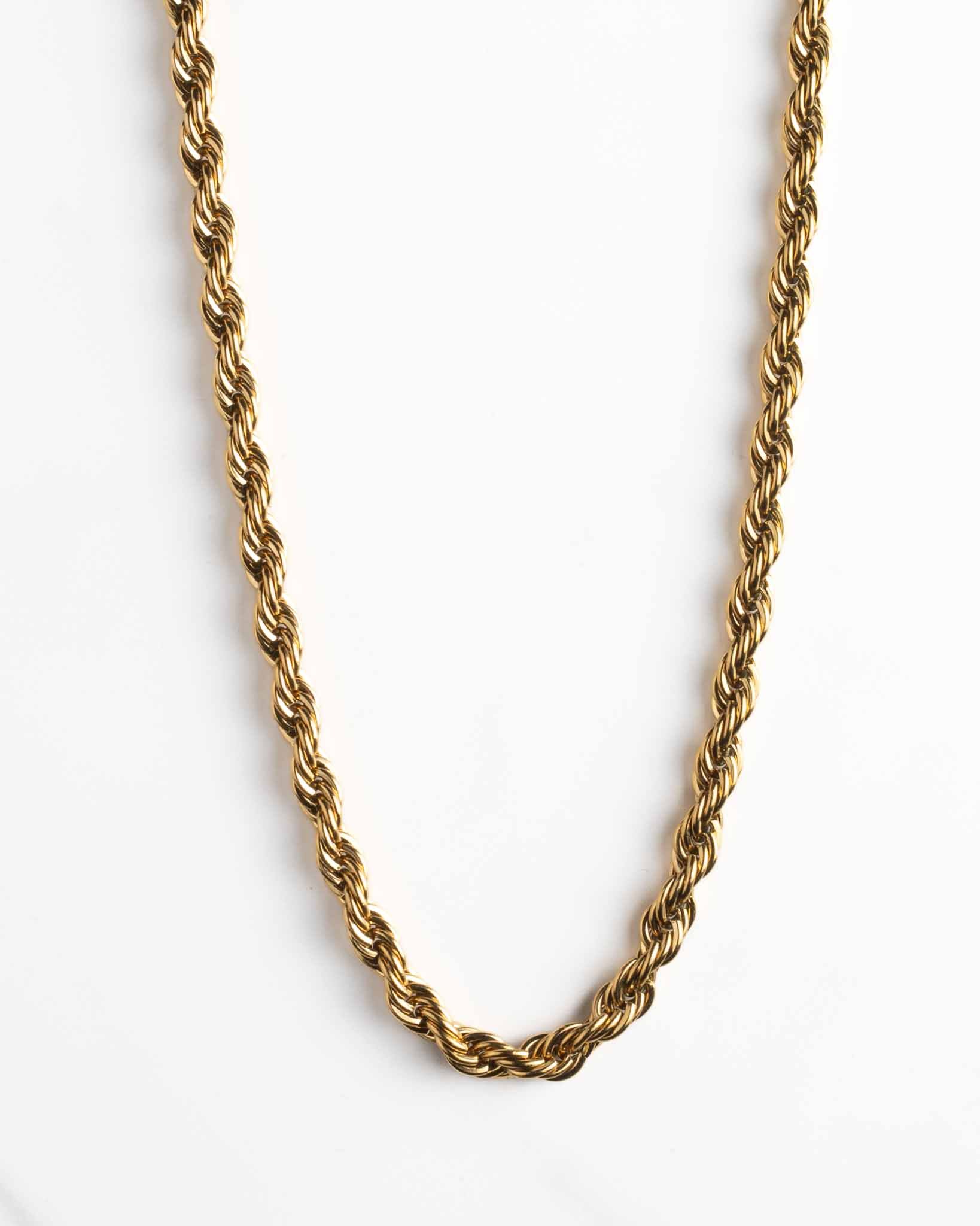 Cordell kedja guld 6mm herrhalsband