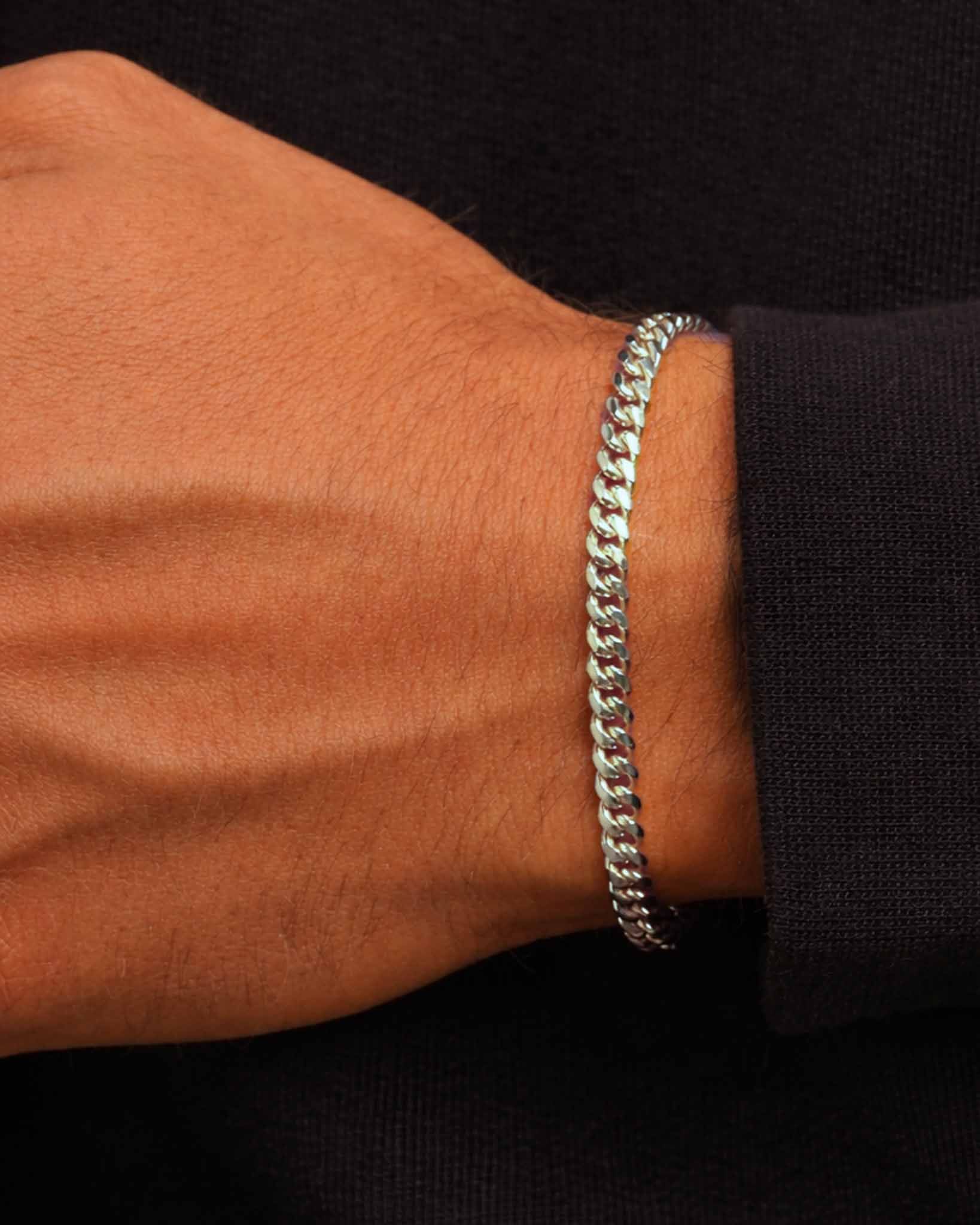 Pansararmband silver 5mm