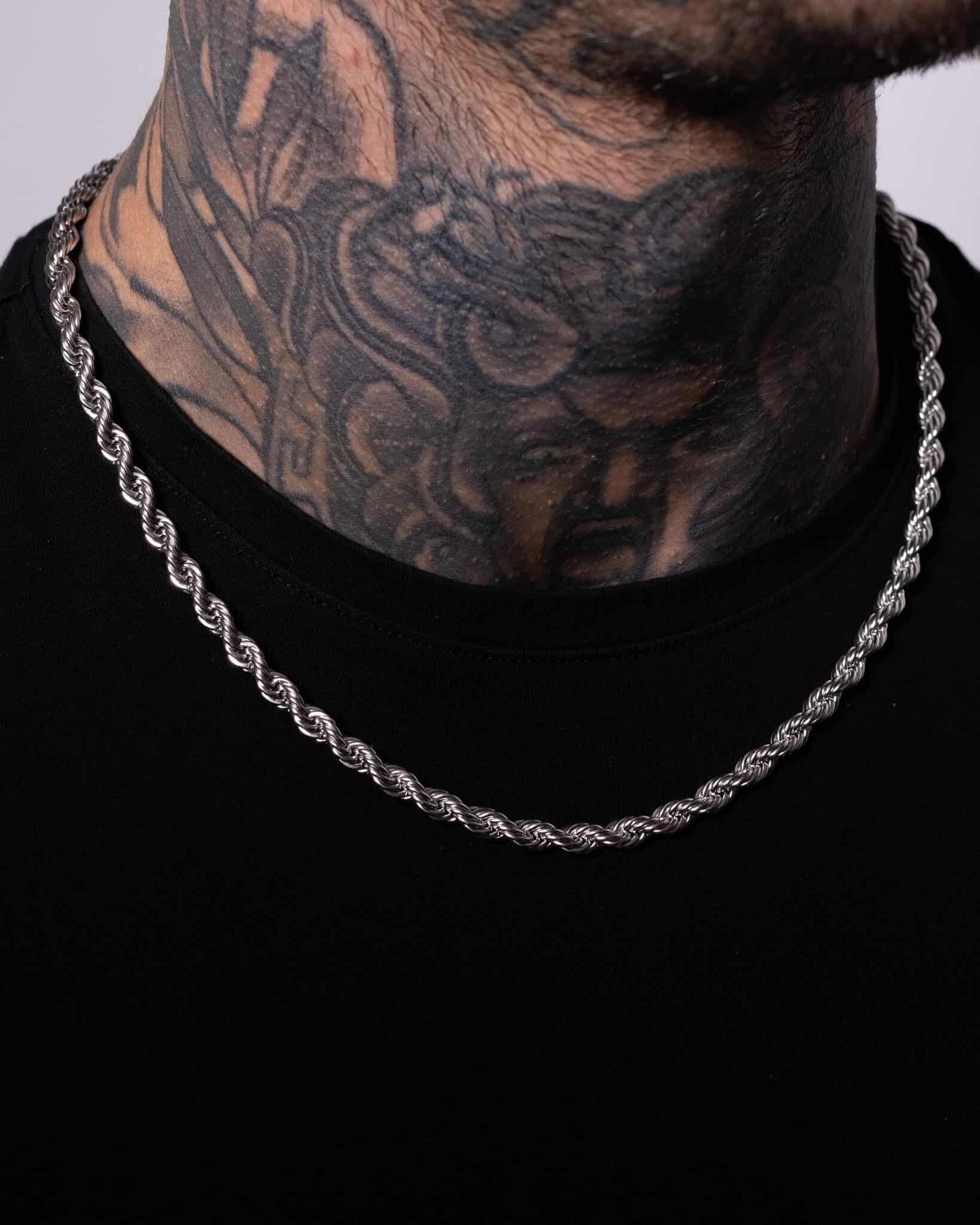 Cordell kedja silver 6mm i kirurgiskt stål 316L