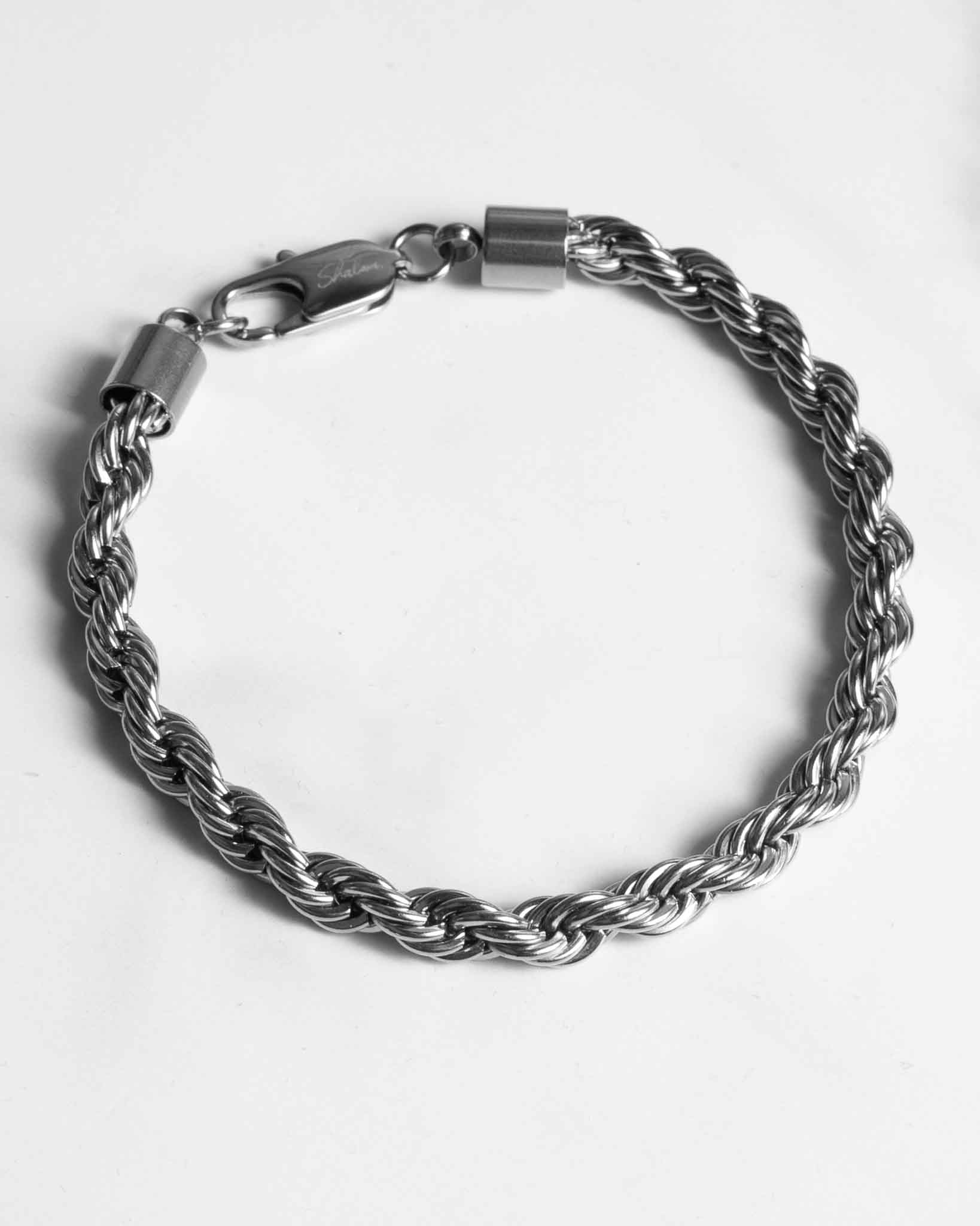 Cordell Armband Silver 6mm i rostfritt stål – stilrent armband herr i skandinavisk design