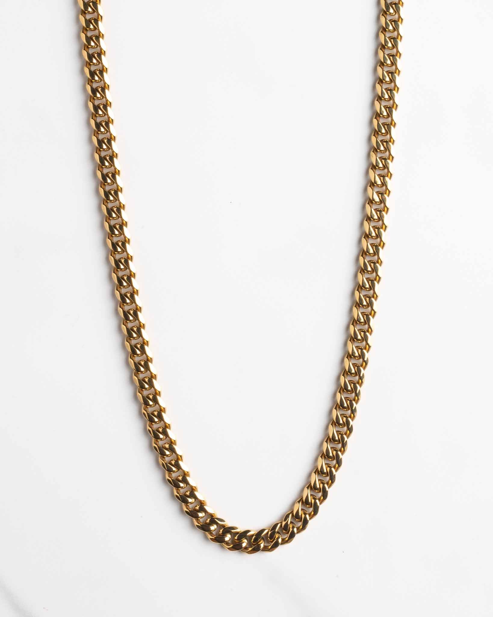 Guldhalsband i pansarkedja design