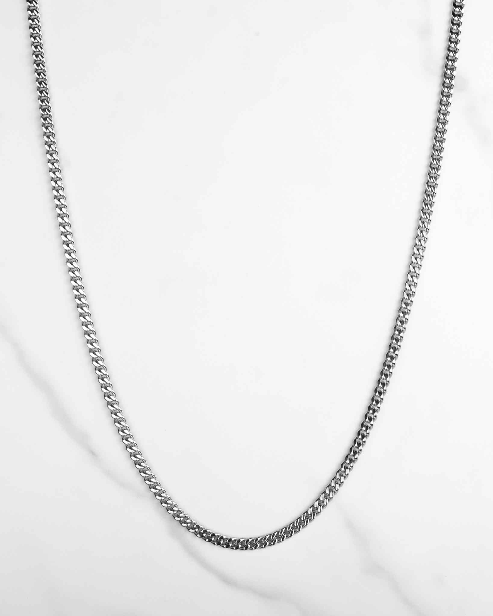 Pansarhalsband silver 5mm från KAGAMI