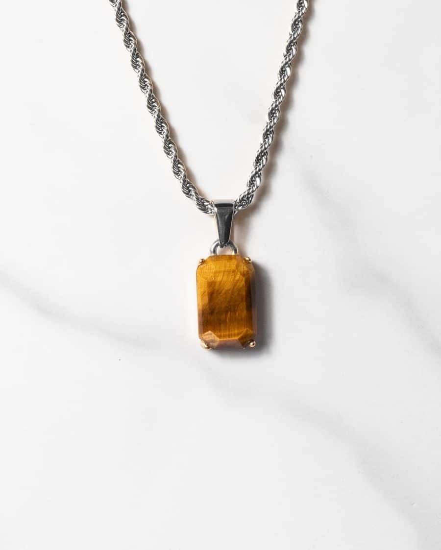 Tiger eye silver