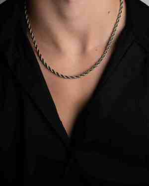 Cordell halsband silver 5mm - miniatyr 2