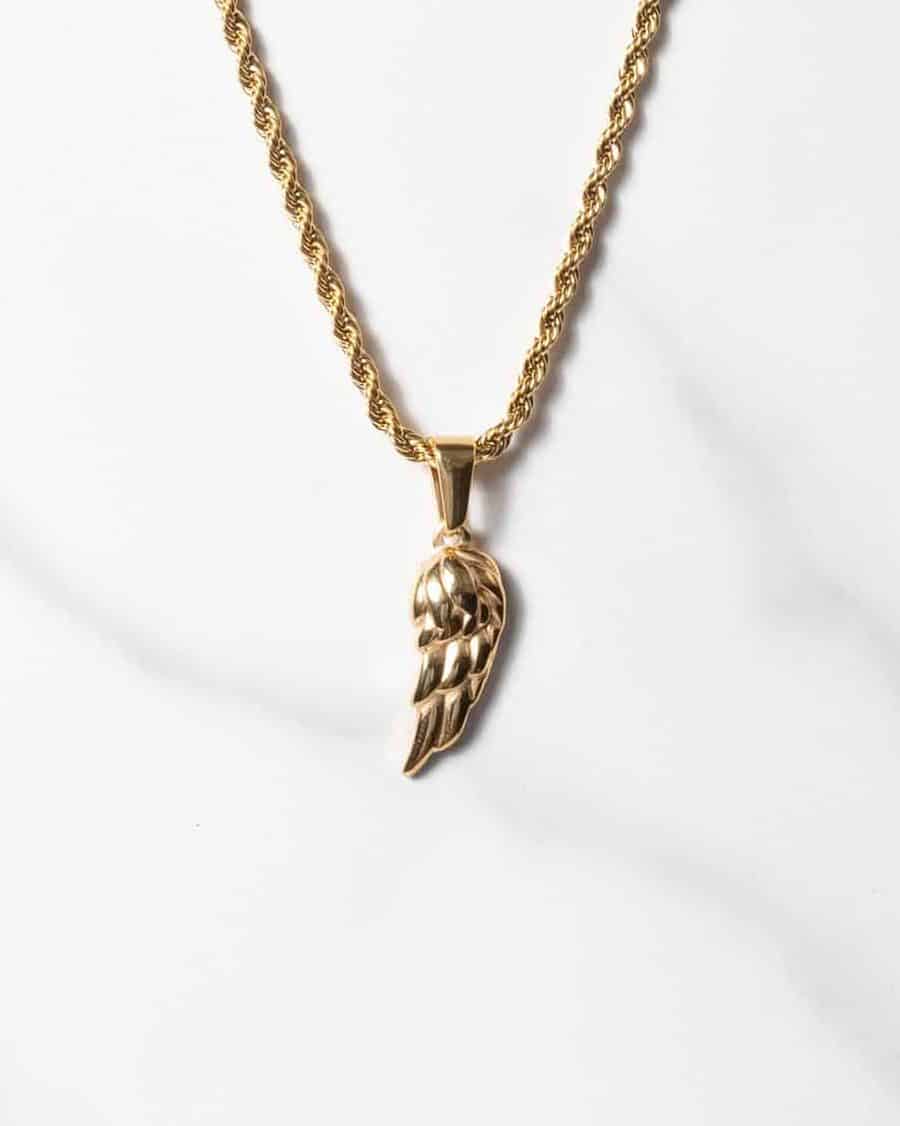 Angel wing guld