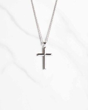 s925 - Korshalsband silver M - miniatyr 1
