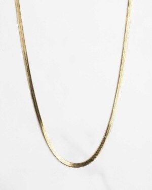 Herringbone guld 5mm - miniatyr 1