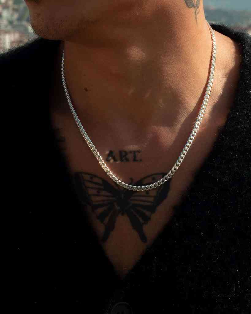 Hikari necklace silver 5mm - miniatyr 2