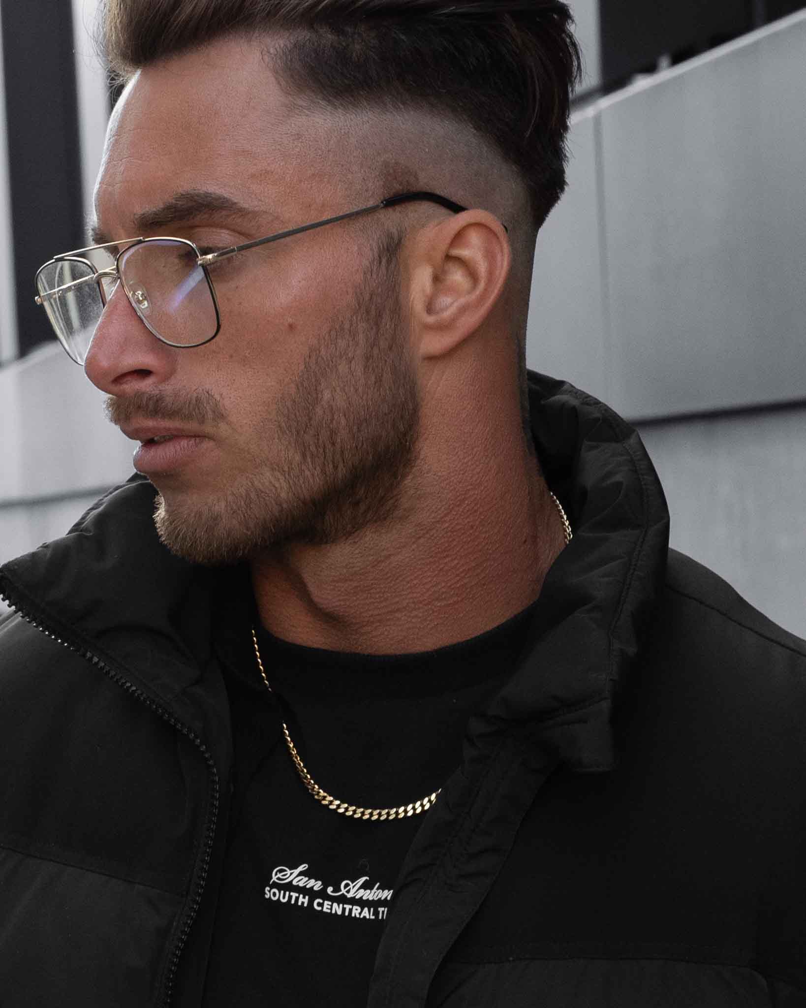 Pansar halsband guld 5mm från KAGAMI
